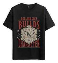 D&D Dice Style Muscle Freaks T-Shirt - Black - View 6