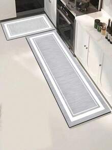1/2 piezas Alfombra de cocina estilo bohemio antifatiga, Alfombra de cocina estilo bohemio antideslizante y lavable, Alfombra cómoda para estar de pie - Multicolor - Ver 8
