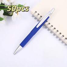1/20/50pcs Customized Multi-Color Ballpoint Pens, Smooth Writing Without Leaking. Supports Laser Engraving Of Company Logo, Name Or Short English Sentence, Suitable For Business Office And Student Daily Writing - Multicolor - View 13