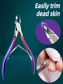 Bộ kìm cắt móng tay bằng thép không gỉ màu tím gradient, kìm cắt móng chuyên nghiệp, dụng cụ cắt da chết, dụng cụ chăm sóc móng, dụng cụ đẩy da chết, dụng cụ loại bỏ da chết, dũa móng, thích hợp cho làm móng tay và móng chân, đồ dùng học tập. - Nhiều màu - Xem 5