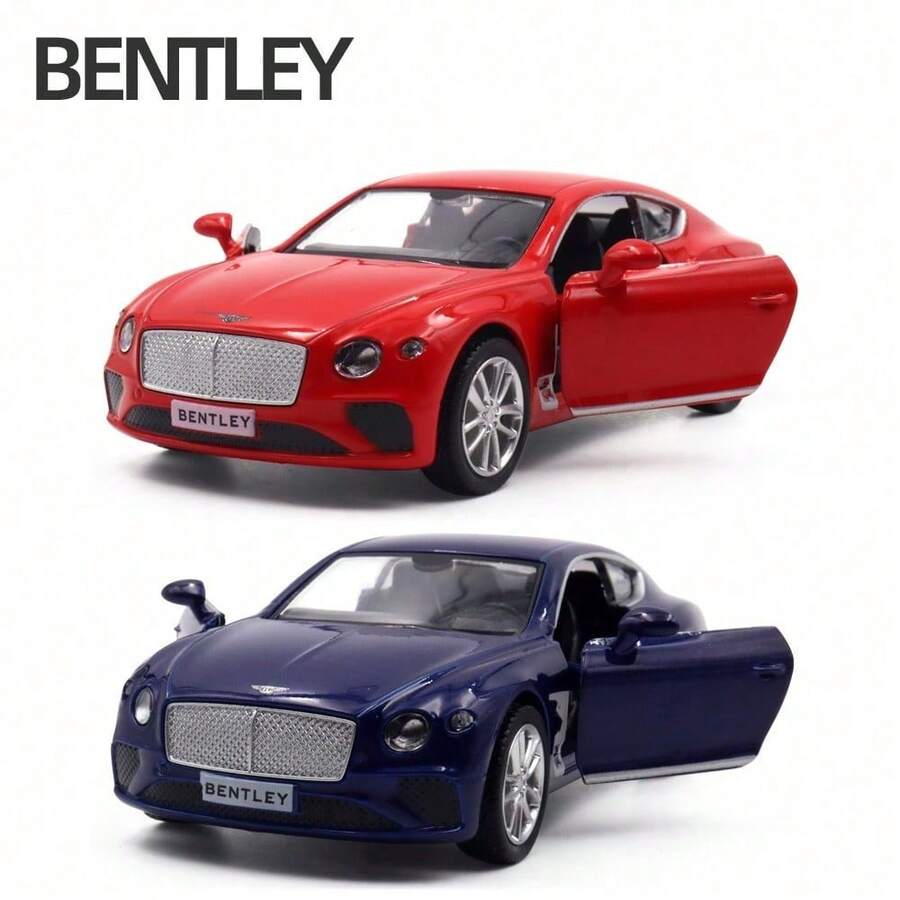 Burago 1:36 Scale  Continental GT Alloy Diecast Car Model, Creative Toy Model, Suitable For Teenagers And Adults Collection, Can Be Used As Room Decor Gift - Multicolor - View 1