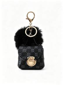 Monedero mini con estampado retro, bolsa portátil para guardar monedas y auriculares, bolsita pequeña y linda como colgante, decoración para mochila o bolso - Multicolor - Ver 13