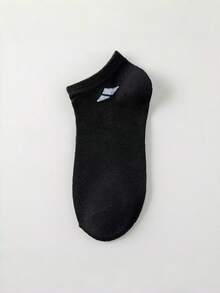 6 pares de calcetines casuales tipo náutico para mujer de colores aleatorios, calcetines deportivos versátiles, calcetines unisex estilo universitario, para primavera/verano - Multicolor - Ver 4