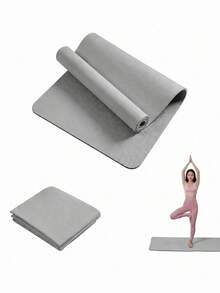 EVA 3mm Foldable Yoga Mat Portable Non-Slip Travel Fitness Mat - Grey - View 3