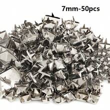 Square Pyramid Studs, Punk Rock Rivet Accessories, Suitable For Clothing, Bags, Leather, Leather Jackets, Shoes, Dog Collars, Ideal For Punk Rock Jewelry Craft And DIY Decoration - Multicolor - View 14