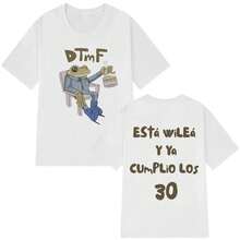 T-shirt personnalisé DTMF du nouvel album Esta Wilea pour hommes et femmes, vêtement à la mode, t-shirts d'été en coton décontractés, Top streetwear - Noir - Voir 1