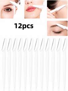 24PCS Gentle Eyebrow Razors, Travel-Size Dermaplaning Set, Perfect Back To School & Graduation Gift For Girls, Summer Must-Have For Makeup Lovers, Face Shavers With Protective Cover, Portable Beauty Tool For Daily & Travel Use, Ideal Holiday Present For Friends - Upgraded Version - View 10