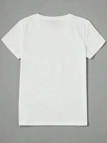 [100% Algodón] Camiseta de Mujer, con un diseño de cuello redondo cómodo y suave, celebra el Día de la Independencia con un tema patriótico de 1776 en los Estados Unidos, incluyendo un águila, estrellas y globos para el Cuarto de Julio - Estilo callejero vintage, camiseta unisex de algodón suelto de manga corta con cuello redondo, camiseta de verano para mujer, camisas de mujer, ropa de mujer, blusas bonitas. - Albaricoque - Ver 7
