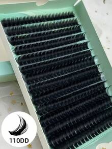 280片装 110DD浓密型睫毛簇 DD卷度 10-16mm 浓密型睫毛簇 DIY睫毛簇 适合眼妆新手 - DD - 查看 6