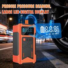 150PSI Tire Inflator And Air Compressor, 8000A Emergency Jump Starter (Suitable For 9.9L Gasoline And 9.01L Diesel Engine Models) For Motorcycle, Car, Truck - Portable Multi-functional Pump - View 5