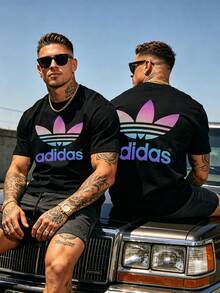Men Women Casual All-Match Short Sleeve Top Thin Breathable Convenient Daily Wear - Black - View 6