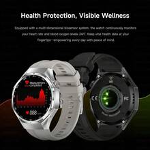 Reloj 6 Pro Upgrade Smart Watch Hombres Gps Deportes Fitnes Impermeable Siempre Reloj Business Smartwatch Hombre Para Android Io - Acero Negro - Ver 6