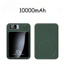 22.5W Magnetic Wireless External Battery 10000mAh Portable Charger Slim Design LED Digital Display Emergency Power Supply Lightweight Portable For Outdoor Hiking Camping Trip Business Travel Holiday Tech Gift Ideal Gift For Her Him Birthday Christmas Graduation All Occasion - mặc định - Xem 14