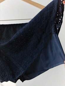 Women Midi Dresses - Navy Blue - View 4