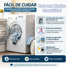 Toalla Antibacteriana Segura para Piel 100% Algodón Premium, Alta Absorción Suave Sin Irritación, Tamaños 30x50cm 35x75cm 70x130cm 90x150cm, Toalla Infantil Toalla de Mano Toalla de Baño Toalla Grande, Multicolor - NEGRO - Ver 6