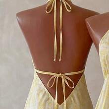 Women Midi Dresses - Marrón - View 8