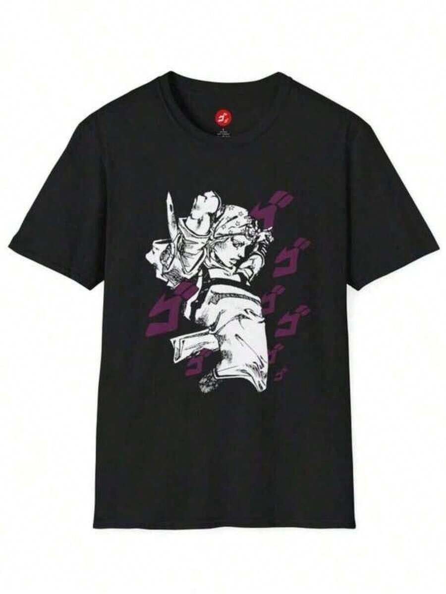 -Jhony Joestar Jojos Shirt - Negro - Ver 1