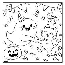 GDTME Horroy: A Cute And Creepy Coloring Book For Teenagers, 24 Pages Of Simple Lines, Easy To Color, Relaxing, A Suitable Birthday Gift For Goth Enthusiasts, Back-To-School Gift, Halloween, Stationery, Gift For Women, 7.9x7.9 Inches. - Cute Coloring - View 2