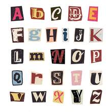 378pcs Vintage Letter Stickers Suitable For Planner, Diary And Notebook - Includes 4 Sheets Of A-Z Uppercase And Lowercase Letter Stickers, Matte Paper Material/DIY Decoration Supplies, Asymmetrical Cut Design, Specially Made For Planner And Notebook Decoration - Sticker - View 13