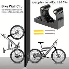 Road Bike Parking Hook, Home Wall Mount Hook, Mountain Bike Parking Hook, Simple Parking Rack, Suitable For 2.54-7.11cm Wide Tires, Adjustable Parking Rack, Bicycle Storage Rack Accessories, Bicycle Storage Rack Accessories - Multicolor - View 4