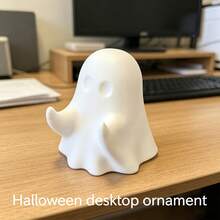 Halloween Ghost Phone Holder, Creative Desktop Ornament, Dual-Use Stand For Phone And Pen Storage - Multicolor - View 1