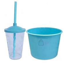 Souvenir Kit: 20 Popcorn Buckets (1.5 L) + 20 Cups (400 ML) - 水晶/藍色BB彈 - 查看 2