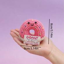 1pc Doughnut Intimate Gift Selection-Ideal Handmade Gift, Suitable For Teachers, Colleagues, Friends Or Family, Suitable For Appreciation, Encouragement Or Special Occasions. - Multicolor - View 3