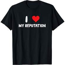 I Love My Reputation - Heart - Prestige Opinion playera - Negro - Ver 1