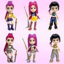 1 mẫu trang trí sáng tạo nhân vật hoạt hình anime K-Pop DemonHunters, đồ trang trí bàn làm việc HUNTR, tất Giáng sinh làm quà tặng, quà nhỏ cho tiệc lễ Valentine, Phục sinh và ngày lễ - Nhiều màu - Xem 3