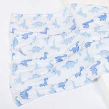 1pc Cute & Fresh Baby Blanket, Flannel Throw Blanket Lightweight For Spring Summer Autumn, Soft & Skin-Friendly For Infant Indoor, Camping, Air-Conditioned Room, Sofa, Suitable For Both Men And Women - 75*100cm - View 8