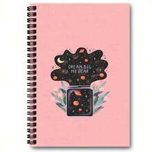 1 pieza Cuaderno tamaño A5, con patrón floral dibujado a mano, bloc de notas artístico, cuaderno creativo para estudiantes/oficina, escritura suave, portátil - flores de colores - Ver 13