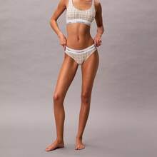 Icon Cotton Modal Lightly Lined Bralette Underwear  Women  Bras + Bralettes  QF8503 - Dunn Plaid+Chalk - 查看 3