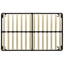 vidaXL Metal Bed Frame, Bedroom Bed, Double Bed, Bedroom Furniture, Marriage Bed, Bed Frame, Slatted Base, Black Metal, 120x200cm - Black - View 7