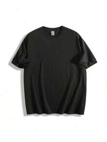Cartoon Print T-Shirt, Universal Casual Style For Men JO1H - 黑色 - 查看 4