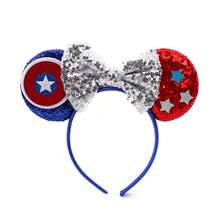 Disney 1件裝米奇手型髮箍，米奇亮片手指髮箍－節日派對頭飾、趣味拍照道具、遊樂園配件，適合生日派對與復活節活動，附可愛蝴蝶結卡通髮夾 - A - 查看 13