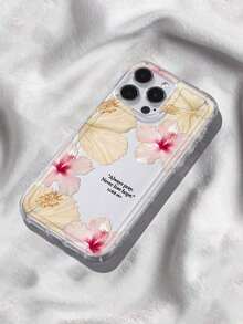 Phone Case With Floral And Butterfly Print Compatible With IPhone And Galaxy, Protective Case With Christian Cross And Bible Verse - Multicolor 2 - View 4