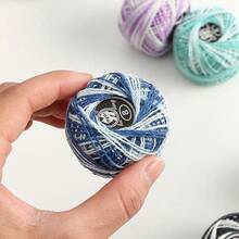 16 Colors Fluffy Lace Yarn For DIY, Solid/Mixed Colors Combination, Suitable For Knitting, Crocheting, Cross Stitch, Handmade Hair Clips, Embroidery - 16 Colors - View 3