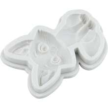 Animal Fondant Mold Silicone Molds Sugar Cake Decorating Cupcake Topper Chocolate Candy Gum Paste Polymer Clay - Gray - 查看 4