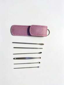 Kit portable de retrait de cérumen , cure-oreille, nettoyeur de cérumen à ressort spiral, kit de nettoyage d'oreille de taille voyage, en acier inoxydable de marque, design spiral, convient aux adultes, sans piles ni alimentation requise, nettoyeur de cérumen électrique pour le nettoyage des oreilles, outil pour adulte, accessoire de voyage essentiel. - Multicolore - Voir 12
