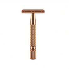 Rose Gold Zinc Alloy Safety Razor For Women, Stainless Steel Handle, Reusable, Fragrance-Free, Suitable For Facial, Underarm, Bikini Area, Legs - Tools & Accessories - Knife Holder - View 8