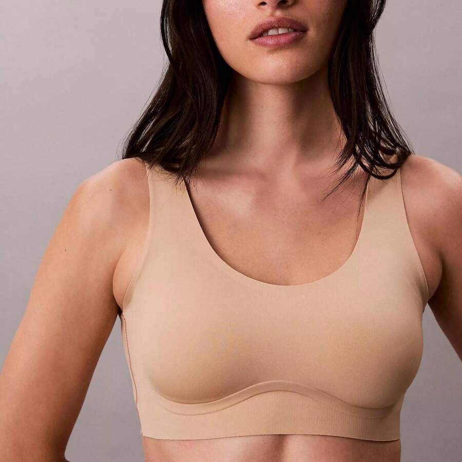Calvin Klein Calvinklein Invisibles Gel Wire Lightly Lined Bralette Underwear Women Bras + Bralettes QF7338 - 僅有的 - 查看 1