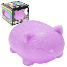 Maltose Cool Cat - Sensory Squeeze Toy - Stress Relief Toy, Gift Box Filler, Birthday Gift, Treasure Chest Toy, Classroom Prize, Christmas Stocking Filler, Boy Girl Gift, Cute Party Favor - Random Color (1/2/4pcs) - Macaron Colors - View 14