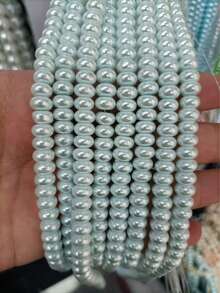 50/100pcs 5mmx8mm Imitation Jade, Agate, Abacus Beads, Loose Beads, Wheel Beads, Spacer Beads, Jewelry DIY Accessories, Bracelets, Keychains, Necklaces Craft Decorations, Beads Materials, Colorful - Please Choose a Color - View 51