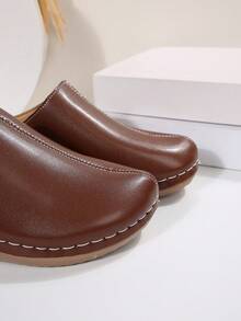 Hollow Out Wedge Sandals, Comfortable To Wear, Suitable For Long-Term Wear Such As Work And Shopping - Brown - View 8