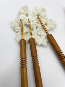 Round Handle Glossy Crochet Hooks Full Set, 2.0mm–6.0mm 9 Sizes, Smooth Needle Body Without Snagging Yarn, Versatile DIY Tool For Handmade Crochet Dolls, Coasters, Hat Decorations, Storage Baskets, Decorative Pillows, Home Decor And Crochet Bags - Crochet Hook - View 3