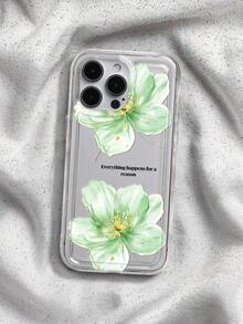 Phone Case With Floral And Butterfly Print Compatible With IPhone And Galaxy, Protective Case With Christian Cross And Bible Verse - 多色 6 - 查看 2