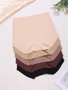 5pcs/Pack Women's Multi-Color Fashionable Comfortable Triangle Panties - Multicolor - View 2