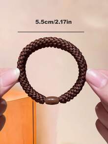 20/10 piezas/Set Scrunchies de pelo estilo retro INS, minimalistas y vintage pero duraderos, con diseños de cuadros tejidos multicolor - Adecuados para niñas y adolescentes, aptos para uso diario, citas, escuela, vacaciones, graduación, fiestas, para crear fácilmente un aspecto suave y dulce - Multicolor - Ver 6