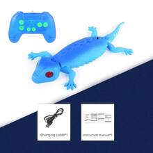 Remote Control Wall Climbing Lizard Electric Toy, Realistic Gecko With Lights, Infrared Remote Control, Gift For Boys, Christmas/Birthday Gift - Multicolor - View 16