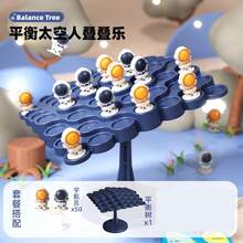 Plastic Toy For Children: Balancing Tree With Stacking Monkeys And Frogs, Interactive Educational Game For Parents And Children, Concentration Training And Early Learning - Blue Astronaut - View 11